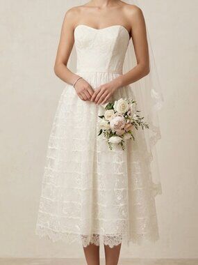 Melissa Sweet | Dresses | Hand Beaded Lace Cap Sleeve Wedding Dress